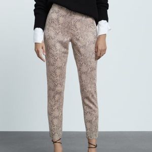 Zara faux suede pants NWOT